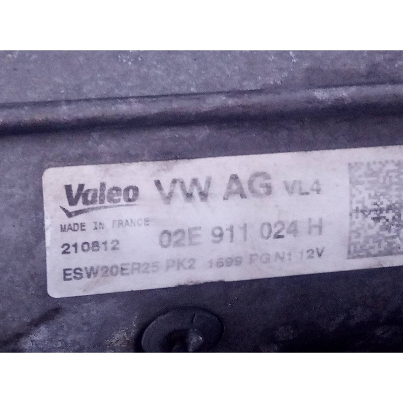 Recambio de motor arranque para volkswagen tiguan trendline plus referencia OEM IAM 02E911024H  P3-A10-34-1