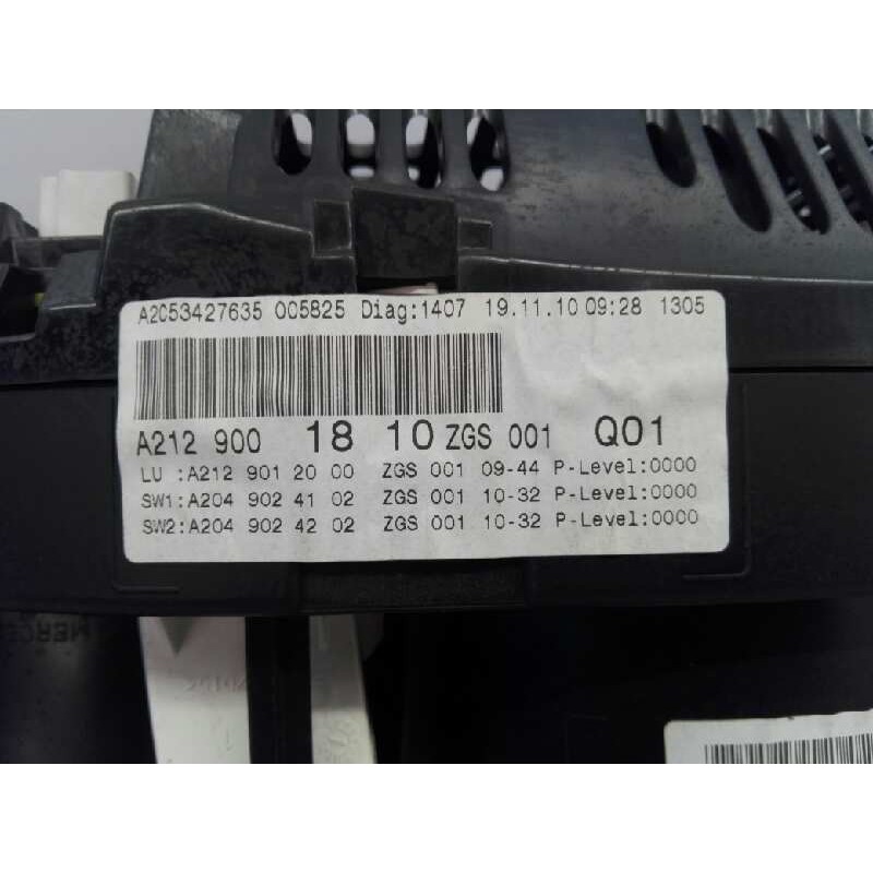 Recambio de cuadro instrumentos para mercedes-benz clase clk (w207) coupe 350 cdi blueefficiency (207.322) referencia OEM IAM A2