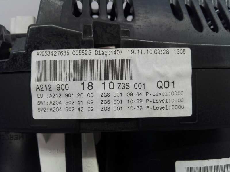 Recambio de cuadro instrumentos para mercedes-benz clase clk (w207) coupe 350 cdi blueefficiency (207.322) referencia OEM IAM A2