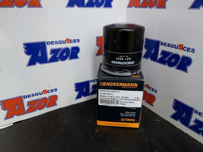 Recambio de filtro aceite para renault clio ii fase i (b/cbo) referencia OEM IAM A210042 OIL FILTER RENAULT CLIO II/KANGOO/MODUS