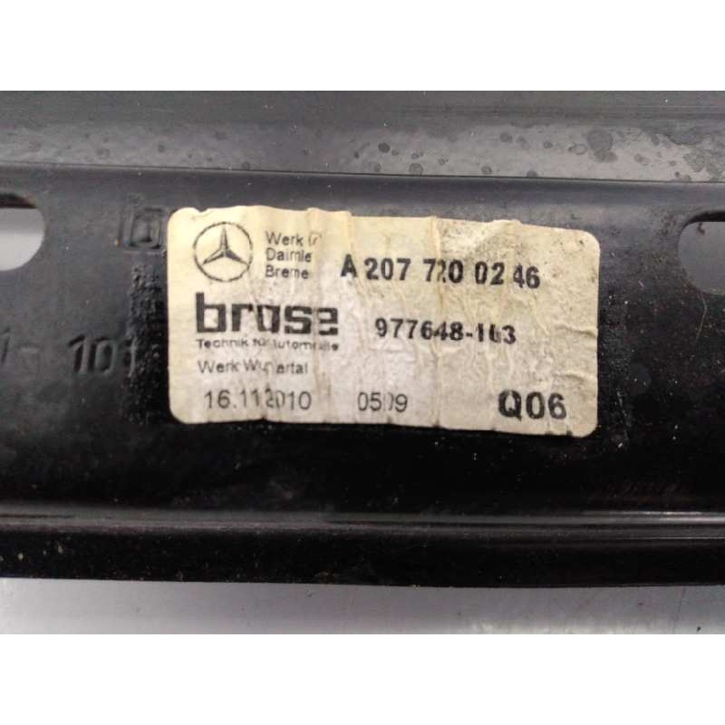 Recambio de elevalunas delantero derecho para mercedes-benz clase clk (w207) coupe 350 cdi blueefficiency (207.322) referencia O