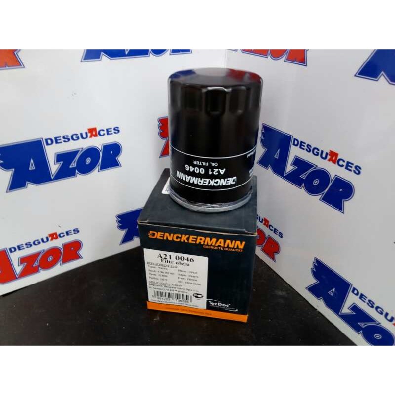 Recambio de filtro aceite para nissan micra (k11) 1.0 16v cat referencia OEM IAM A210046 OIL FILTER NISSAN MICRA 1.0 SLX/1.3 SLX