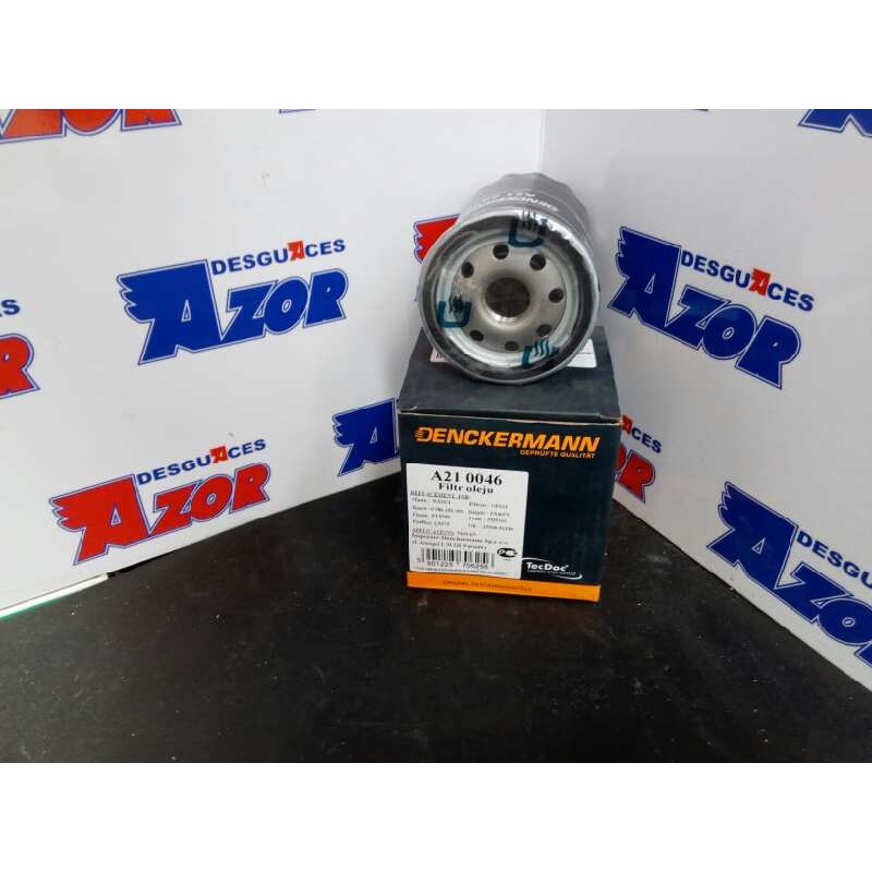 Recambio de filtro aceite para nissan micra (k11) 1.0 16v cat referencia OEM IAM A210046 OIL FILTER NISSAN MICRA 1.0 SLX/1.3 SLX