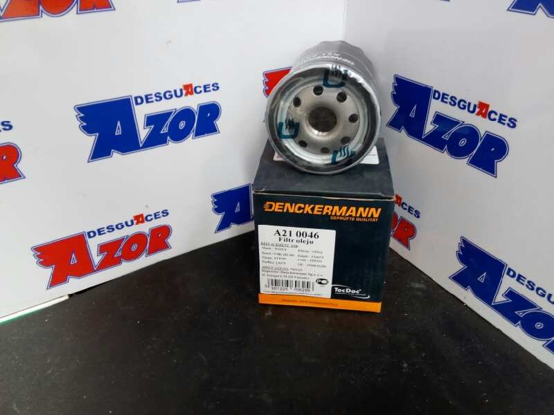 Recambio de filtro aceite para nissan micra (k11) 1.0 16v cat referencia OEM IAM A210046 OIL FILTER NISSAN MICRA 1.0 SLX/1.3 SLX