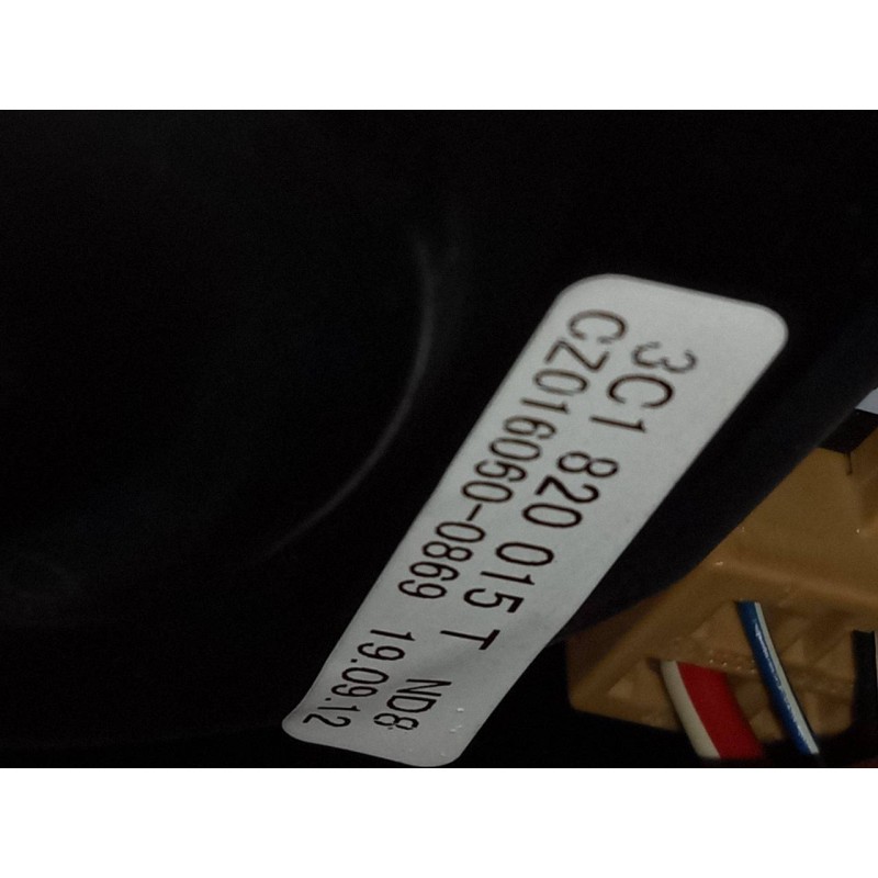 Recambio de ventilador calefaccion para volkswagen tiguan trendline plus referencia OEM IAM 3C1820015T  