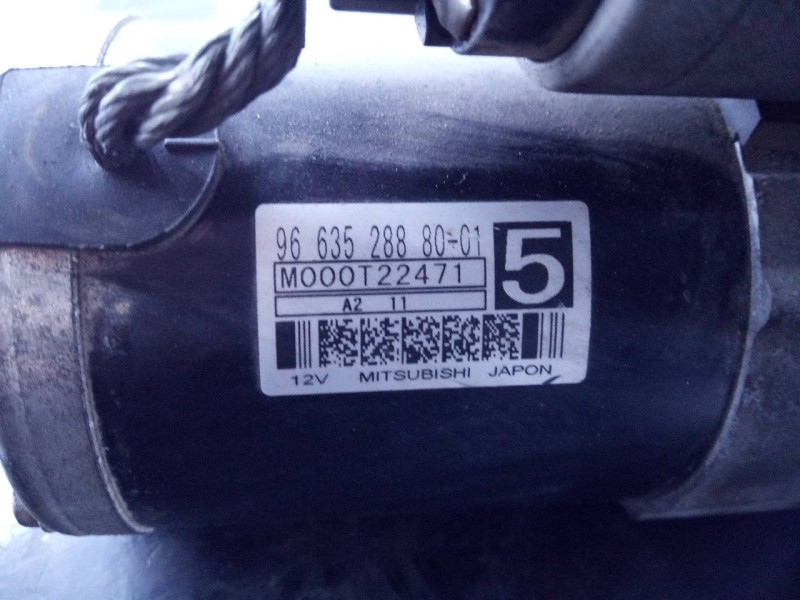 Recambio de motor arranque para citroën c4 grand picasso 1.6 e-hdi fap referencia OEM IAM 9663528880  P3-A7-27-3