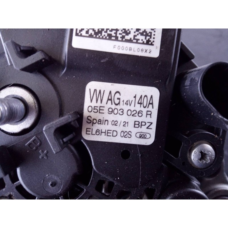 Recambio de alternador para volkswagen t-cross basis referencia OEM IAM 05E903026R  P3-B5-27-3