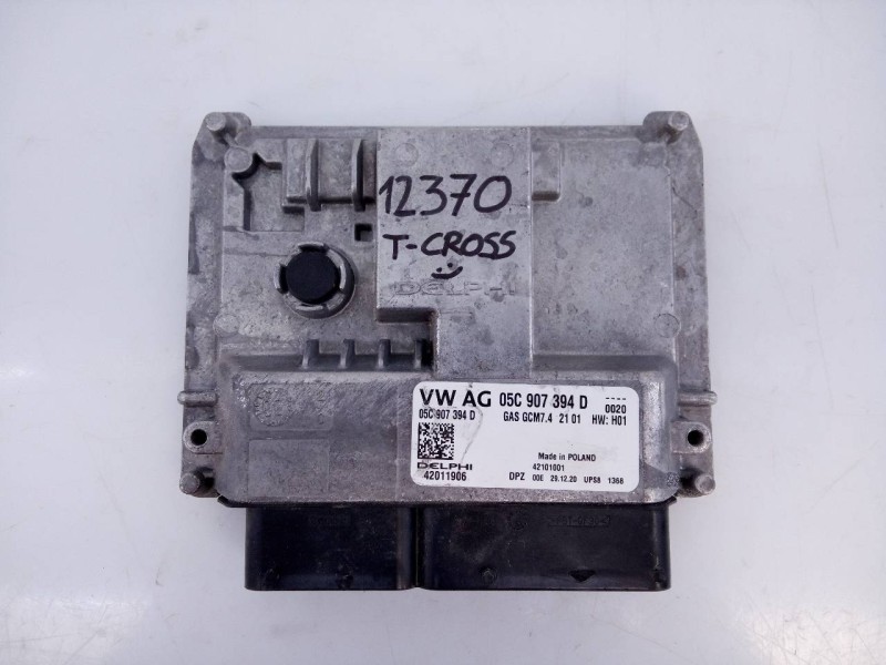 Recambio de centralita motor uce para volkswagen t-cross basis referencia OEM IAM 05C907394D 42011906 E2-A1-29-2