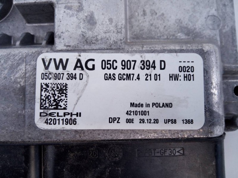 Recambio de centralita motor uce para volkswagen t-cross basis referencia OEM IAM 05C907394D 42011906 E2-A1-29-2