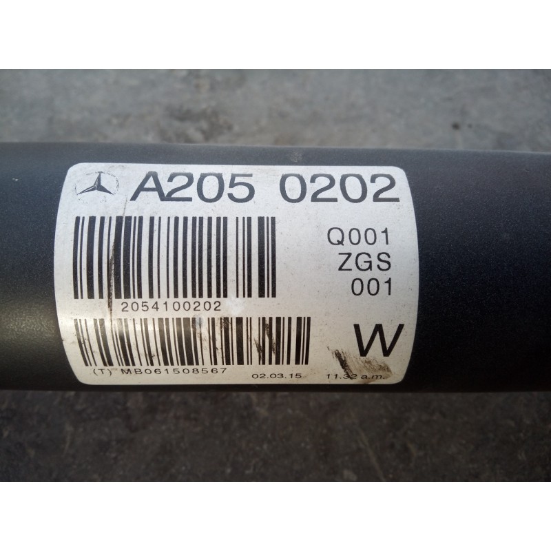 Recambio de transmision central para mercedes-benz clase c (w205) lim. c 220 cdi bluetec (205.004) referencia OEM IAM A2050202 2