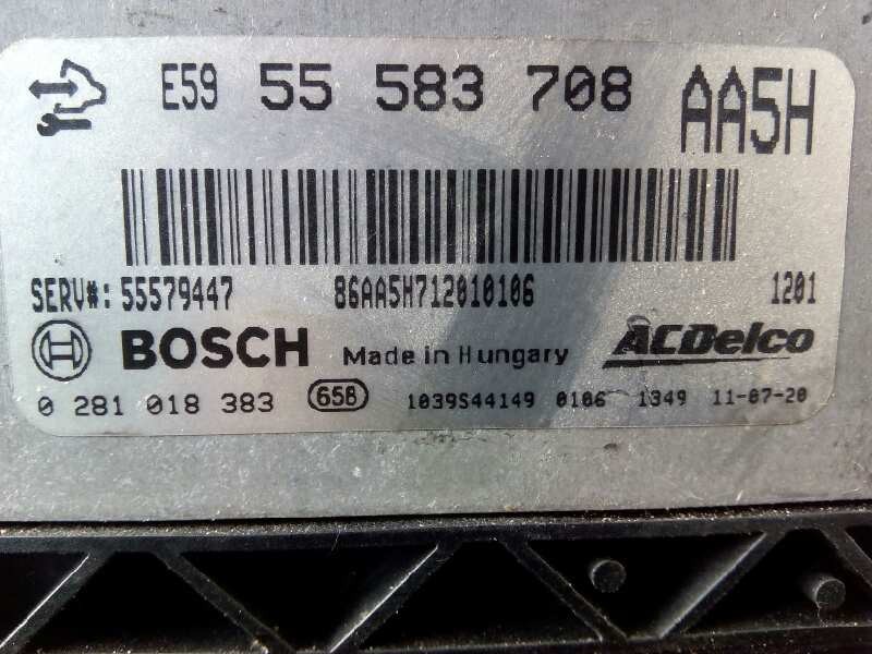 Recambio de centralita motor uce para chevrolet aveo sedán ltz referencia OEM IAM 55583708  E3-B5-3-3