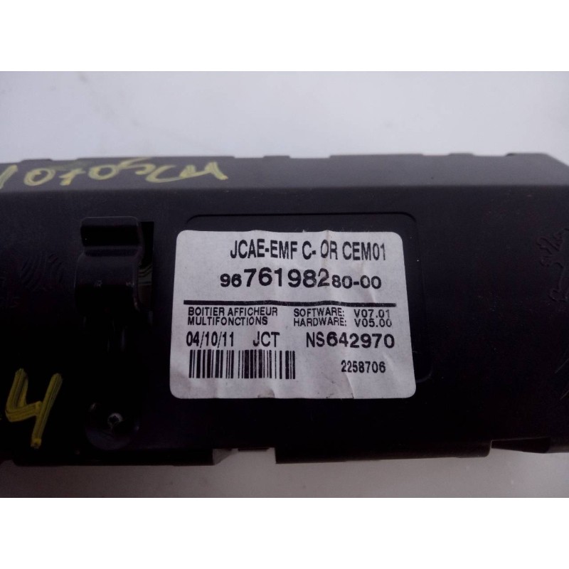 Recambio de sistema audio / radio cd para citroën c4 lim. business referencia OEM IAM 9676838180 967619828000 E3-B2-39-4