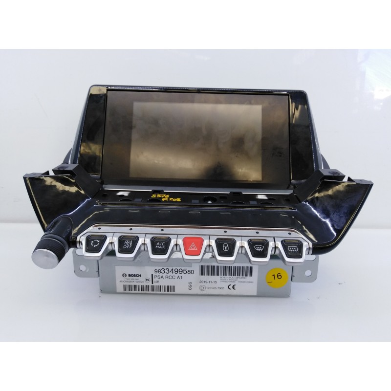 Recambio de sistema audio / radio cd para peugeot 208 (p2) allure referencia OEM IAM 9838129680 98261078XU E3-B2-47-4