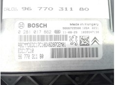 Recambio de centralita motor uce para citroën c4 lim. exclusive referencia OEM IAM 9677031180 0281017862 E3-B2-29-2 2