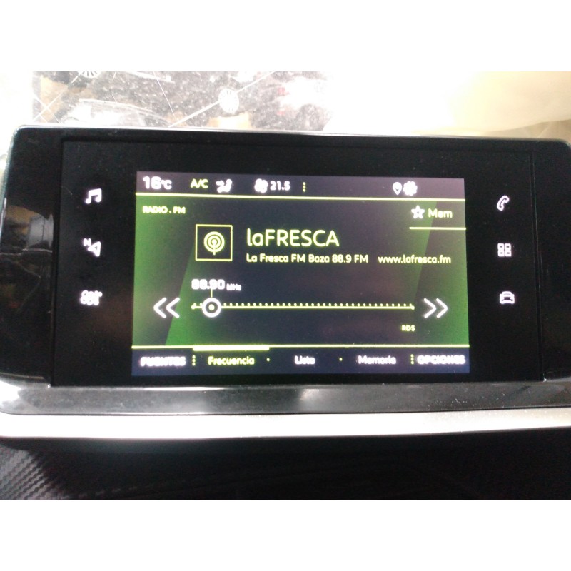 Recambio de sistema audio / radio cd para peugeot 208 (p2) allure referencia OEM IAM 9838129680 98261078XU E3-B2-47-4