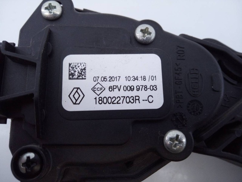 Recambio de pedal acelerador para dacia sandero ambiance referencia OEM IAM 180022703R 6PV00997803 E1-A1-39-1