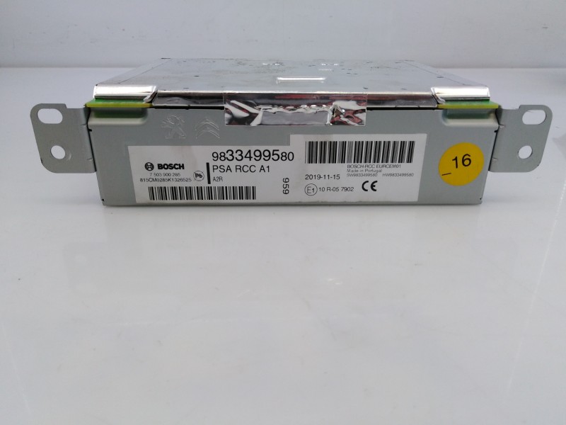 Recambio de sistema audio / radio cd para peugeot 208 (p2) allure referencia OEM IAM 9838129680 98261078XU E3-B2-47-4