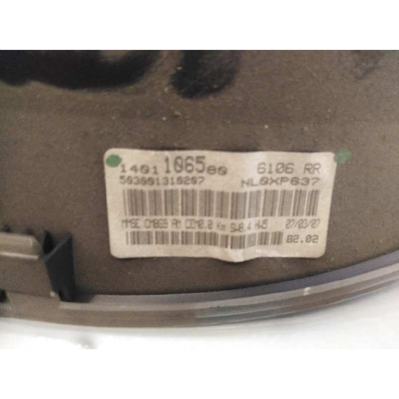 Recambio de cuadro instrumentos para citroën jumpy hdi 120 29 l1h1 furg. referencia OEM IAM 1401106580 NL0XP637 E3-B2-44-2