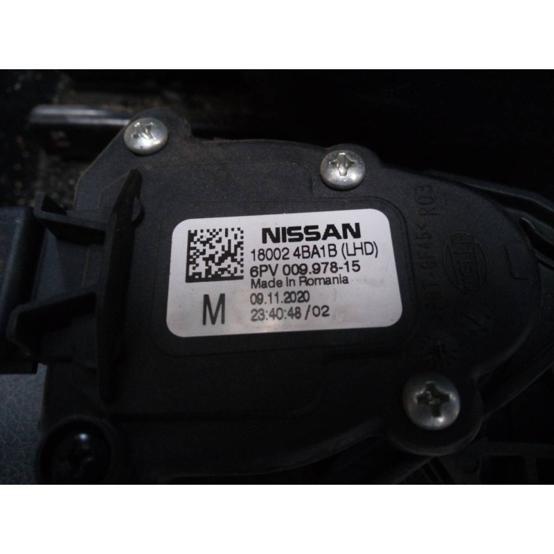 Recambio de pedal acelerador para nissan qashqai (j11) acenta referencia OEM IAM 180024BA1B 6PV00997815 