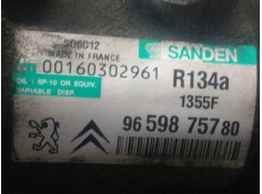Recambio de compresor aire acondicionado para citroën c3 picasso exclusive referencia OEM IAM 9659875780 00160302961 P3-A1-7-2 2