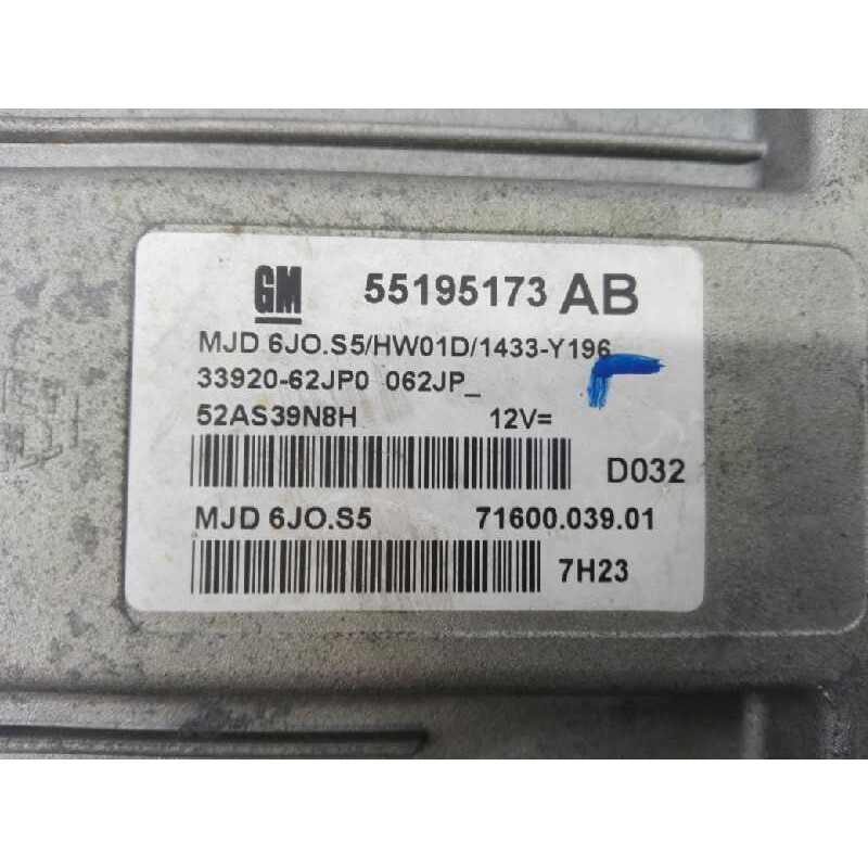 Recambio de centralita motor uce para suzuki swift berlina (mz) gl (5-ptas.) referencia OEM IAM 55195173AB 3392062JP0 E3-B4-8-1