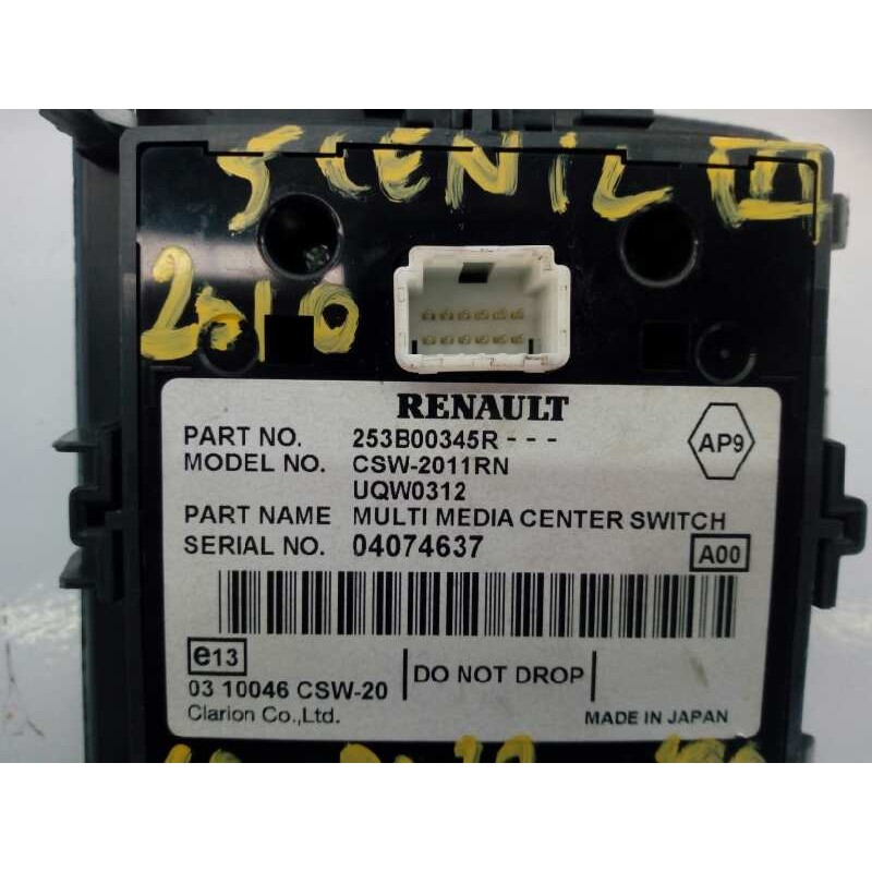 Recambio de sistema navegacion gps para renault scenic iii limited referencia OEM IAM   E2-A1-28-4