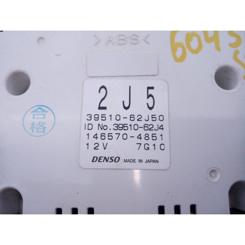 Recambio de mando climatizador para suzuki swift berlina (mz) gl (5-ptas.) referencia OEM IAM 3951062J50  E3-B4-22-1