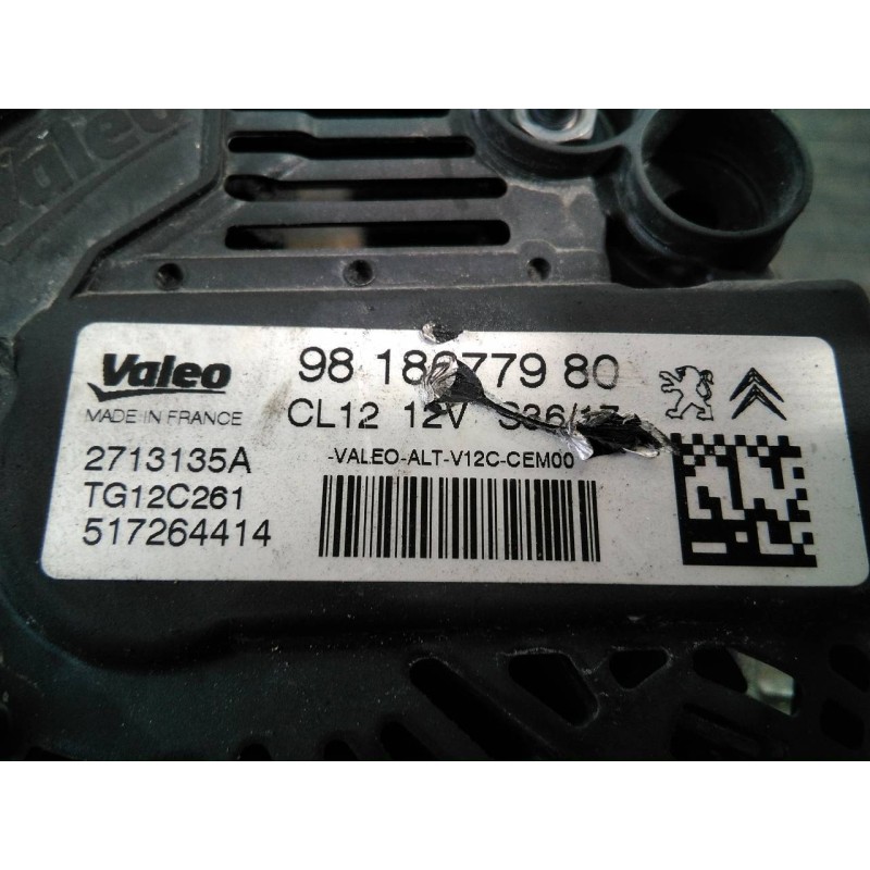 Recambio de alternador para peugeot 2008 (--.2013) style referencia OEM IAM 9818677980  P3-B6-5-2