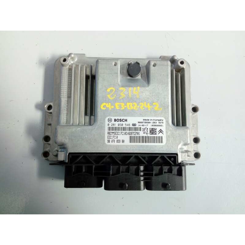 Recambio de centralita motor uce para citroën c4 lim. exclusive referencia OEM IAM 9807885980 0281030546 E3-B2-24-2