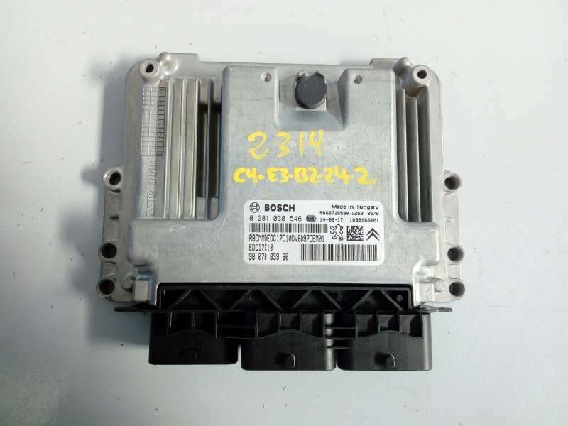 Recambio de centralita motor uce para citroën c4 lim. exclusive referencia OEM IAM 9807885980 0281030546 E3-B2-24-2
