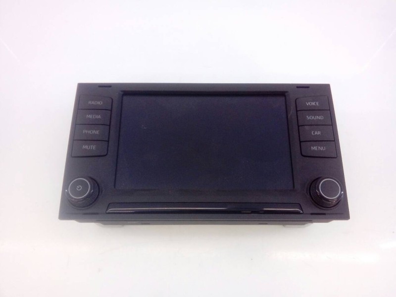 Recambio de sistema audio / radio cd para seat leon (5f1) reference referencia OEM IAM 5F0919604E  E2-A1-39-7