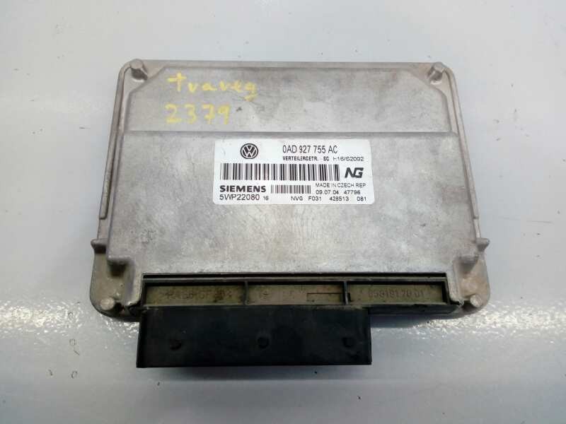 Recambio de centralita motor uce para volkswagen touareg (7la) tdi r5 referencia OEM IAM 0AD927755AC 5WP22080 E2-A1-8-5