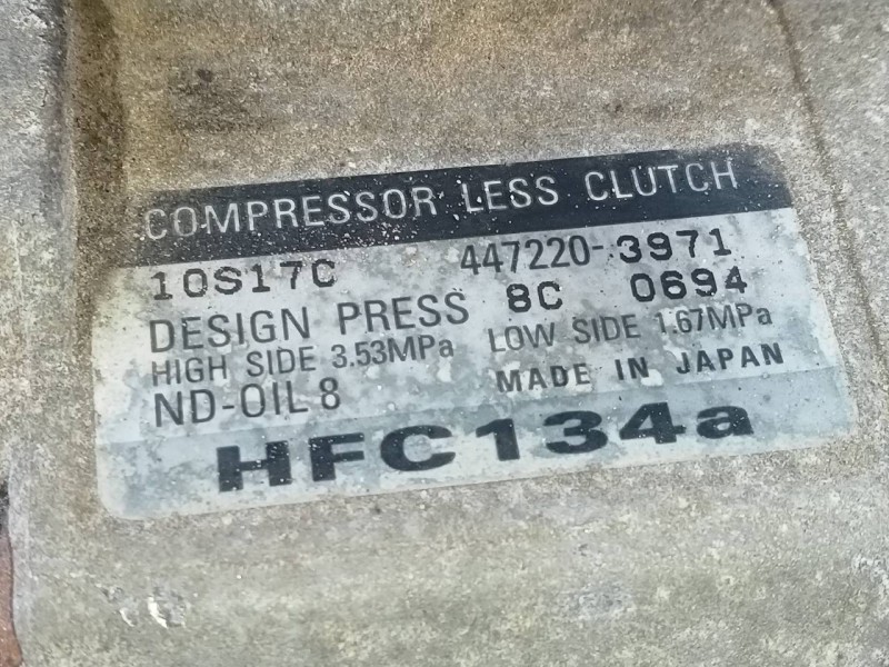 Recambio de compresor aire acondicionado para chrysler jeep cherokee (kj) 2.5 crd sport referencia OEM IAM 4472203971 8C0694 P3-