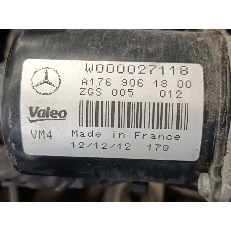 Recambio de motor limpia delantero para mercedes-benz clase a (w176) a 180 cdi blueefficiency (176.000) referencia OEM IAM A1769