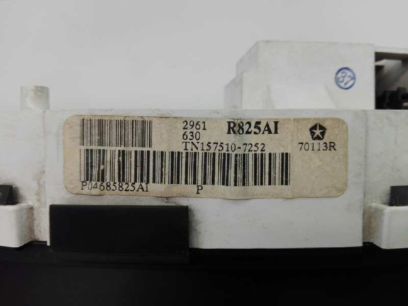 Recambio de cuadro instrumentos para chrysler voyager (rg) 2.5 crd executive referencia OEM IAM R825AI TN1575107252 E3-B6-34-5