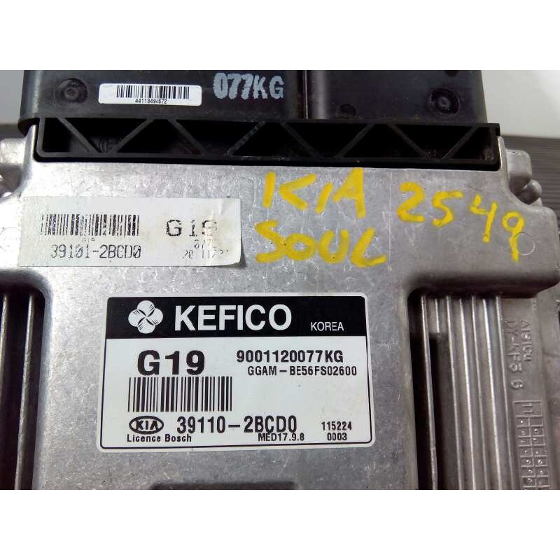 Recambio de centralita motor uce para kia soul drive referencia OEM IAM 391102BCD0  E3-A3-25-1