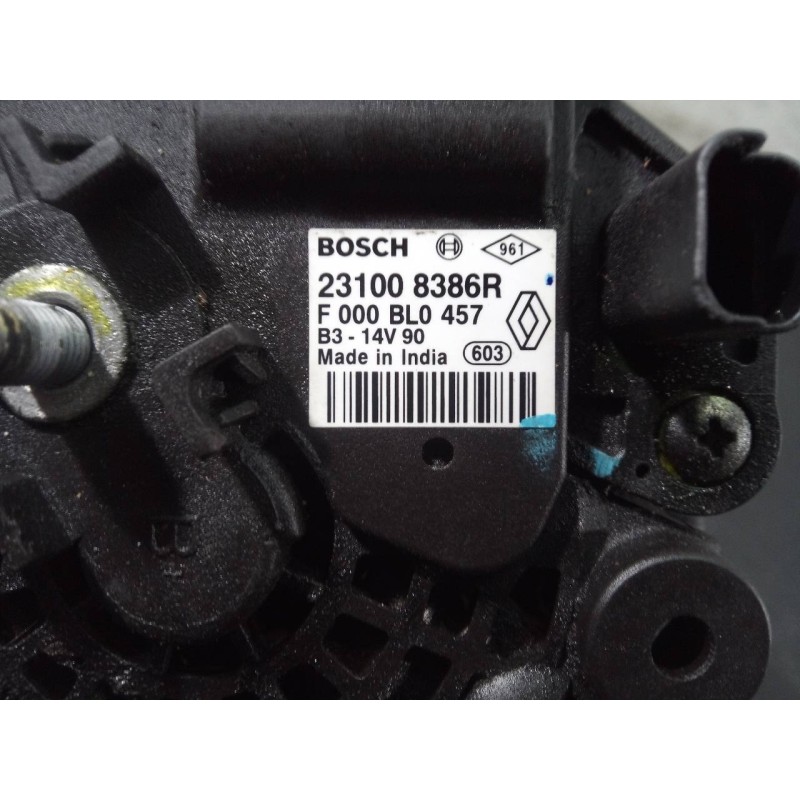 Recambio de alternador para dacia sandero ambiance referencia OEM IAM 231008386R  P3-B6-9-2