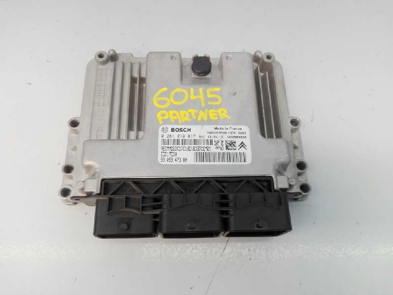 Recambio de centralita motor uce para peugeot partner kasten doble cabina referencia OEM IAM 9805947380 0281019817 E3-B2-25-3
