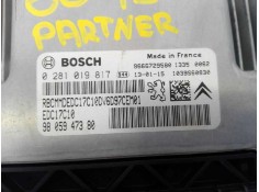 Recambio de centralita motor uce para peugeot partner kasten doble cabina referencia OEM IAM 9805947380 0281019817 E3-B2-25-3 2
