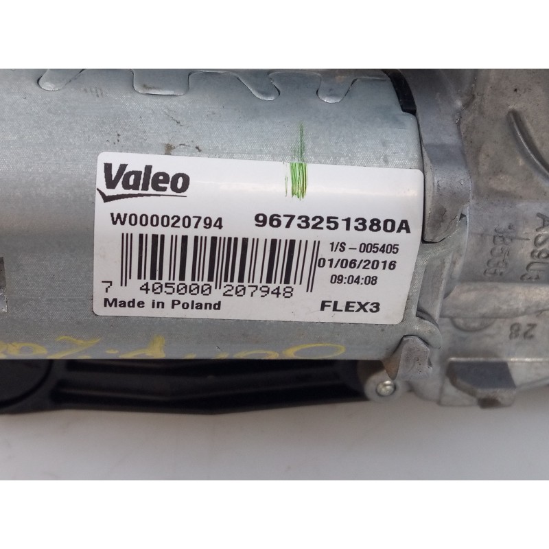 Recambio de motor limpia trasero para peugeot 208 active referencia OEM IAM 9673251380A  E1-A4-48-2