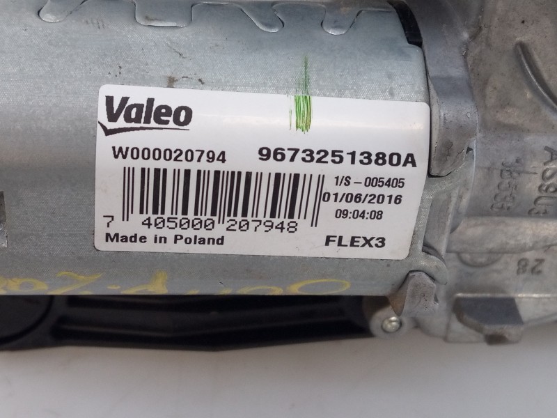 Recambio de motor limpia trasero para peugeot 208 active referencia OEM IAM 9673251380A  E1-A4-48-2