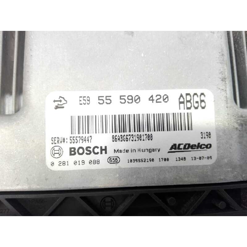 Recambio de centralita motor uce para opel astra j lim. sportive referencia OEM IAM 55590420 0281019088 E3-A5-17-4