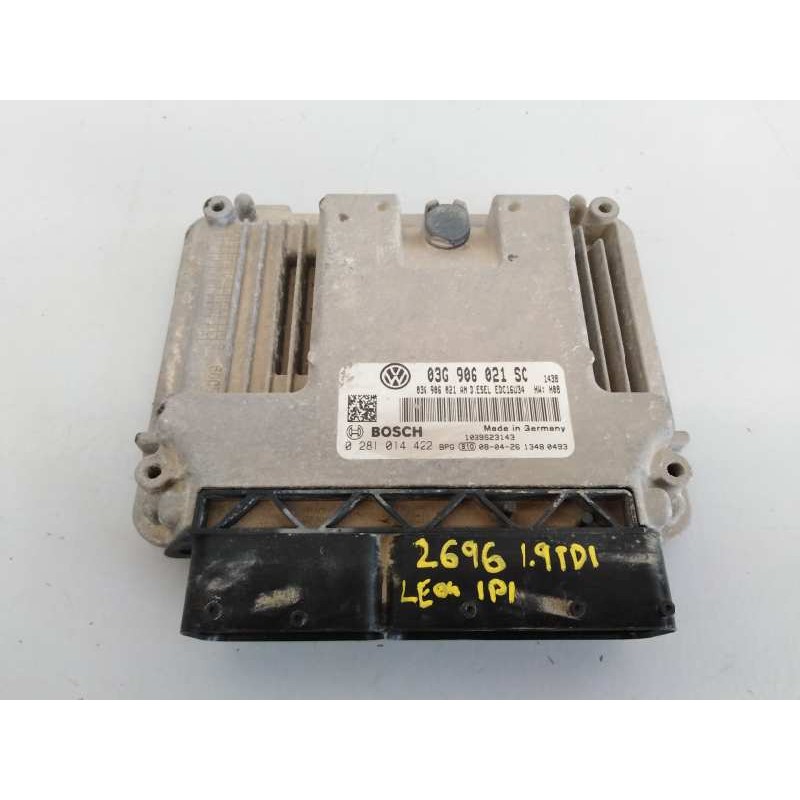 Recambio de centralita motor uce para seat leon (1p1) comfort limited referencia OEM IAM 03G906021SC 0281014422 E1-A3-6-2