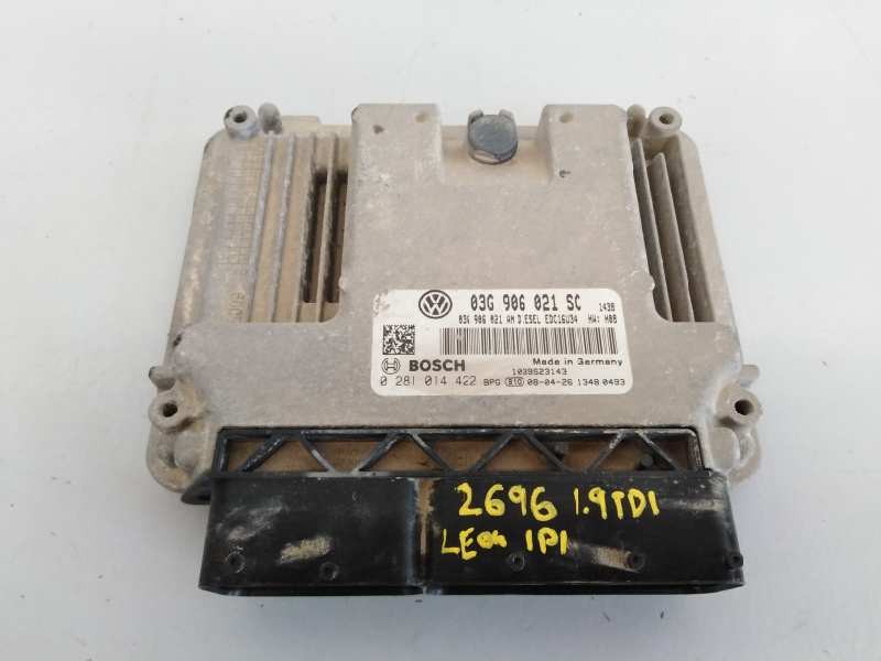 Recambio de centralita motor uce para seat leon (1p1) comfort limited referencia OEM IAM 03G906021SC 0281014422 E1-A3-6-2