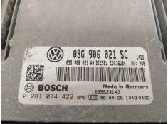 Recambio de centralita motor uce para seat leon (1p1) comfort limited referencia OEM IAM 03G906021SC 0281014422 E1-A3-6-2 2
