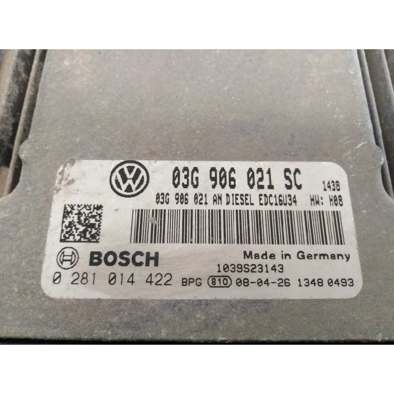 Recambio de centralita motor uce para seat leon (1p1) comfort limited referencia OEM IAM 03G906021SC 0281014422 E1-A3-6-2