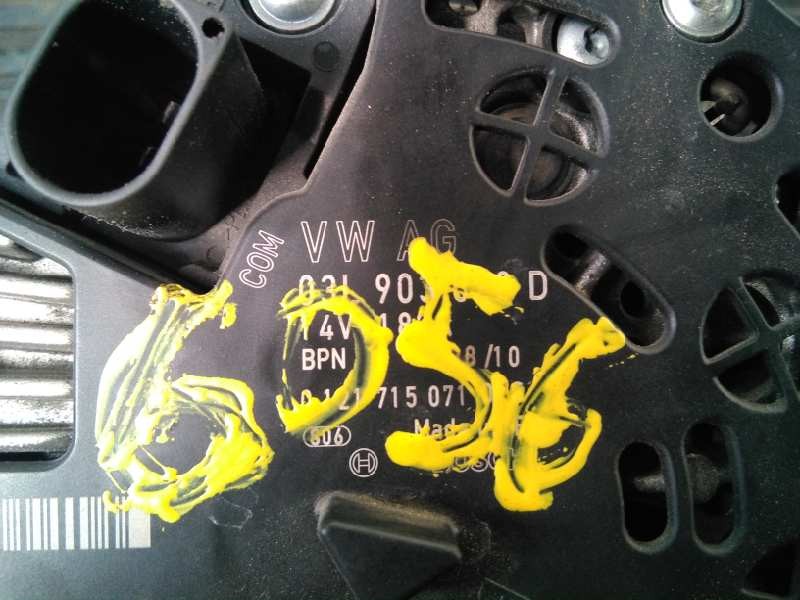 Recambio de alternador para volkswagen passat lim. (362) edition bluemotion referencia OEM IAM 03L903023D  P3-B5-19-2