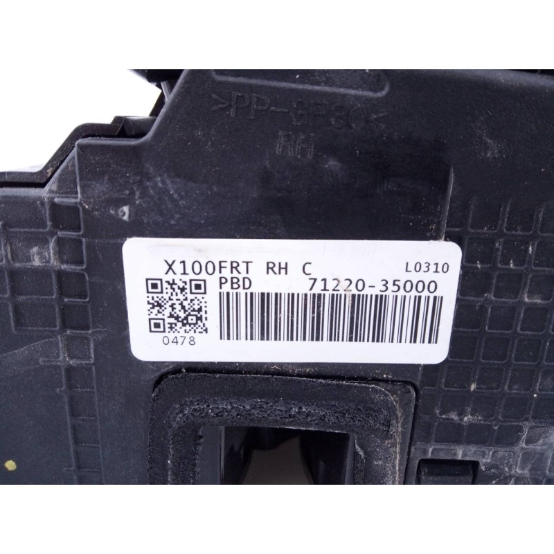 Recambio de cerradura puerta delantera derecha para ssangyong tivoli limited 4x2 referencia OEM IAM 7122035000  E1-A3-44-1