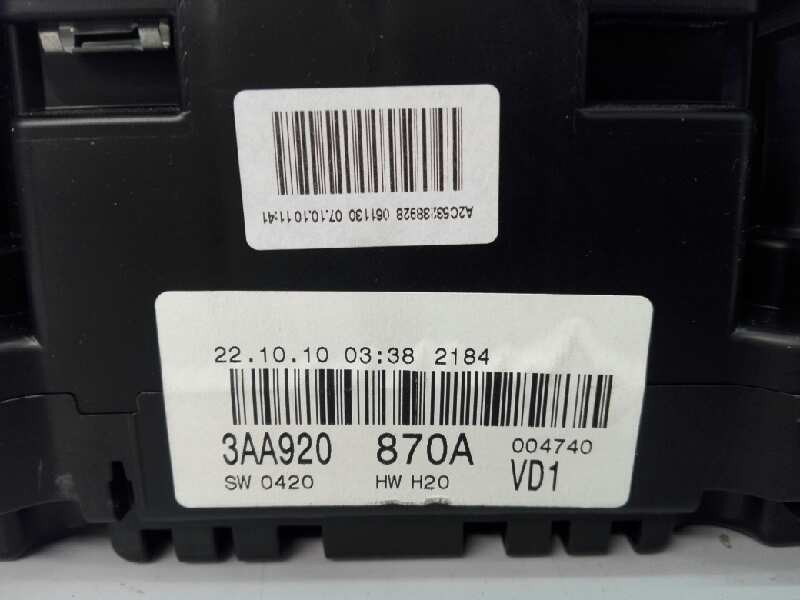 Recambio de cuadro instrumentos para volkswagen passat lim. (362) edition bluemotion referencia OEM IAM 3AA920870A A2C53396324 E