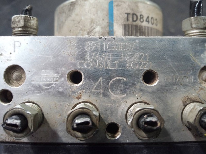 Recambio de abs para nissan x-trail (t31) xe referencia OEM IAM 8911G0007 47660JG221 